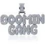GUCY Hip Hop Jewelry Iced Out Bubble BOOMIN Gang Letter Pendant Necklace Rope Chain(Gold/Silver) GUCY Hip Hop Jewelry Iced Out Bubble BOOMIN Gang Letter Pendant Necklace Rope Chain(Gold/Silver)