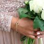 I Cant Tie The Knot Without You Bridesmaid Bangle Rose Gold Bracelets With Card-Set of 1,4,5,6,10