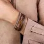 FANCY SHINY Leather Wrap Bracelet Boho Cuff Bracelets Crystal Bead Bracelet with Magnetic Clasp Jewelry Gifts for Women Teen Girls FANCY SHINY Leather Wrap Bracelet Boho Cuff Bracelets Crystal Bead Bracelet with Magnetic Clasp Jewelry Gifts for Women Teen Girls