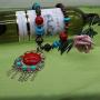 HSQYJ Fashion Wood Beaded Turquoise Pendant Necklace Retro Bohemian Necklaces Charm Pendant Boho Necklace for Women Girl Costume Jewelry