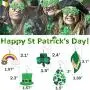 Sincahfy St Patricks Day Earrings For Women Teardrop Faux Leather Earrings Green Hat Rainbow Shamrock Earrings Drop Dangle Earrings St Patricks Day Jewelry 12 Pairs Sincahfy St Patricks Day Earrings For Women Teardrop Faux Leather Earrings Green Hat Rainbow Shamrock Earrings Drop Dangle Earrings St Patricks Day Jewelry 12 Pairs