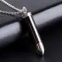 Fanery Sue Personalized Urn Necklace for Ashes Keepsake Custom Cremation Jewelry Memorial Bullet Cylinder Pendant Necklace Fanery Sue Personalized Urn Necklace for Ashes Keepsake Custom Cremation Jewelry Memorial Bullet Cylinder Pendant Necklace