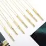 sloong 14k Gold Plated Personalized Bar Necklace, Hidden Messages Necklace Engrave Inspiring Necklace with Adjustable Chain Charm Valentines Gift for Women Girls