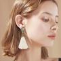 Udalyn 9 Pairs Tassel Earrings Bohemian Silky Thread Fan Fringe Tassel Earrings Set Fashion Colorful Handmade Dangle Hook Eardrop For Women Jewelry Gift