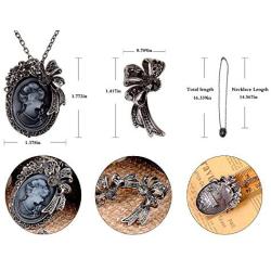 Alilang Golden/Grey Tone Sculpted Rose Rhinestone Embellished Leaves Pendant Necklace Earrings Set