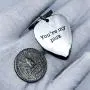AMOR SPES Valentines Day Couples Gifts Guitar Pick Key Chain for Her for Him - You are My Pick Stainless Steel AMOR SPES Valentines Day Couples Gifts Guitar Pick Key Chain for Her for Him - You are My Pick Stainless Steel