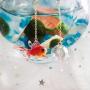 DAMLENG Funny Cute Acrylic Resin Simulation Fish in Bag Dangle Earrings Unique Asymmetry Lightweight Goldfish Dangle Drop Earrings Jewelry Gift for Girls Women