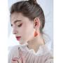 DAMLENG 6 Pairs Handmade Simulation food Croissant French Bread Toast Dangle Drop Earrings Cute Unique Baguette Earrings Set for Women Girls Jewelry