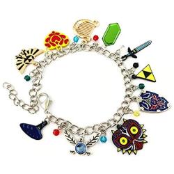 Family Babylon Navi Majoras Sword Triforce Hylian Legend Zelda Charm Bracelet Gifts for Girl Woman Men