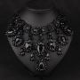 Hamer Womens Multi-Color Crystal Statement Chokers Necklace Pendant Jewelry for Girls