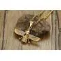 PJ Jewelry Mens Farvahar Ahura Mazda Zoroastrian Persian Achaemenian Pendant Stainless Steel Iran Symbol Gift