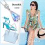 Aurora Borealis Jewelry for Women Girls,Sterling Silver Necklaces Earrings Crystal from Swarovski,Mothers Day Gift for Her