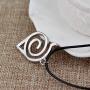KANGSHUN Red Naruto Akatsuki Necklace Keychian Jewelry Naruto Cosplay Chain Pendant Tsunade Uzumaki Charms Anime Shippuden Cosplay