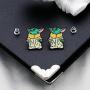 Baby Yoda Earring Yoda jewelry Gift for Yoda Fans