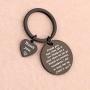 FUSTMW Friends Thank You Gift Friends Keychain I Feel So Lucky That My Friend is You Friendship Jewelry Going Away Gifts