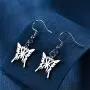 Punk Butterfly Pendant Necklace Hook Earrings Set Stainless Steel Chain Heart Necklace Dangle Earrings for Women Girls Alternative Jewelry Cool and Cute Streetwear Accessory Jewelry Set Gift Punk Butterfly Pendant Necklace Hook Earrings Set Stainless Steel Chain Heart Necklace Dangle Earrings for Women Girls Alternative Jewelry Cool and Cute Streetwear Accessory Jewelry Set Gift
