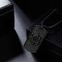 Star of Magen David Necklace Mens 316L Stainless Steel Jewish Israel Hebrew Judaic Pendant Seal of Solomon Talisman Tantrism Hexagram Estrella de David/Ancient Amulet Islam Jewelry
