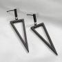 Womens Geometric Dangle Drop Earrings, Metal Triangle Dangle Earrings Costume Jewelry For Her Gift, Multiple Color
