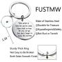 FUSTMW Mustard Seed Keychain Mustard Seed Faith Gifts Religious Faith Jewelry Mustard Seed Charm Inspiration Gifts