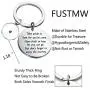 FUSTMW Mustard Seed Keychain Mustard Seed Faith Gifts Religious Faith Jewelry Mustard Seed Charm Inspiration Gifts