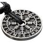 Nordic Coin Icelandic Viking Jewelry Helm of awe Terror Rune Pewter Mens Pendant Norse Necklace Protection Amulet Lucky Charm Safe Travel Medallion Power Victory Talisman for men w Adjustable Cord Nordic Coin Icelandic Viking Jewelry Helm of awe Terror Rune Pewter Mens Pendant Norse Necklace Protection Amulet Lucky Charm Safe Travel Medallion Power Victory Talisman for men w Adjustable Cord
