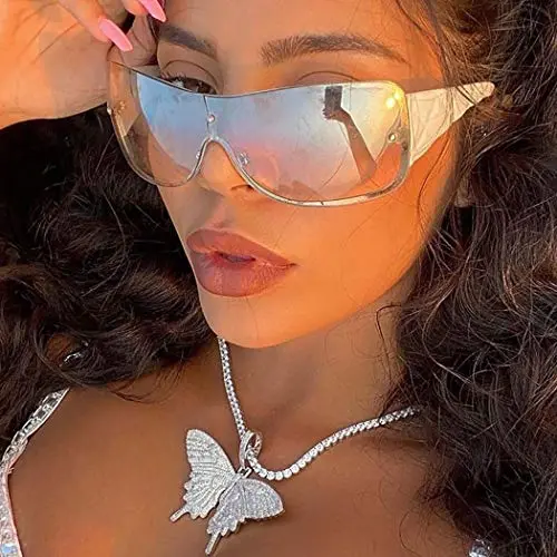 Gangel Butterfly Silver Glittering Necklace Butterfly Totem Pendant Exquisite Choker Tennis Chain Fashion Jewelry for Prom Party Ball Dating for Women and Girls Gangel Butterfly Silver Glittering Necklace Butterfly Totem Pendant Exquisite Choker Tennis Chain Fashion Jewelry for Prom Party Ball Dating for Women and Girls