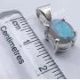 SilverStarJewel 925 Sterling Silver Labradorite Necklace Pendant 1.8 cm Gems Jewelry SilverStarJewel 925 Sterling Silver Labradorite Necklace Pendant 1.8 cm Gems Jewelry
