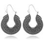 Vintage Gypsy Tribal Ethnic Hollow Dangle Hoop Earrings for Women and Girl, Lightweight Boho Indian Geometry Drop Earrings Fashion Jewelry