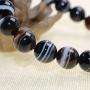 Jan&Dee Natural Semi-Precious Gemstone Healing Power Sardonyx Agate Crystal Bracelet
