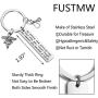 FUSTMW Nurse Gift Nurse Keychain RN Charm Nursing Graduation Gift Medical Jewelry Nurse Inspirational Gifts