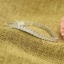 SHKA 925 Sterling Silver Square Cut Tennis Bracelet 18K Women’s Bracelet CZ Bracelets with Sparking Cubic Zirconia