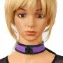 CHICTRY Soft Neoprene Padded Choker Collar Adjustable Novelty Adult Neck Harness Choker with Metal D-Ring for Men Women