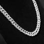 Halukakah Cuban Link Chain for Men Iced Out,15MM/20MM Mens Gold Chain Miami 18k Real Gold Plated/Platinum White Gold Finish Choker Necklace Bracelet,Full Cz Diamond Cut Prong Set,Gift for Him