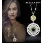 ORAZIO 6 Pcs Long Pendant Necklaces For Women Fashion Jewelry Simple Long Feather Leaf Heart Turquoise Costume Y Necklace Womens Statement Long Necklace Set Boho