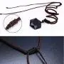 MENGLINA Women Men Blue Sandstone Hexagram Star Pendant Necklace Lucky Love Natural Energy Stone Rope Chain Couple Necklace Jewelry Adjustable MENGLINA Women Men Blue Sandstone Hexagram Star Pendant Necklace Lucky Love Natural Energy Stone Rope Chain Couple Necklace Jewelry Adjustable