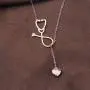 MAOFAED Nurse Necklace Heartbeat Stethoscope Lariat Necklace ECG Pendant Chokers Necklace MAOFAED Nurse Necklace Heartbeat Stethoscope Lariat Necklace ECG Pendant Chokers Necklace