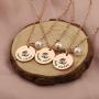 Zuo Bao 3 Sister Necklace Big Sister Middle Sister Little Sister Necklace Set Sisters Gift Best Friend Necklace