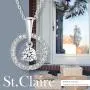 St.Claire 18K Gold Plated Swarovski Necklace for Women Round Halo Pendant Crystals Necklace Best Jewelry Gifts for Womens Girls Mothers Day Birthday Wedding Anniversary St.Claire 18K Gold Plated Swarovski Necklace for Women Round Halo Pendant Crystals Necklace Best Jewelry Gifts for Womens Girls Mothers Day Birthday Wedding Anniversary