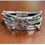 My Prime Gifts Snap Jewelry Rhinestone Snowflake Christmas Holiday fits 18-20mm Standard Size Ginger Style Charms