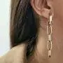 French Link Chain Drop Earrings Minimalist paperclip Chain Dangle Earrings for Women Girls French Link Chain Drop Earrings Minimalist paperclip Chain Dangle Earrings for Women Girls