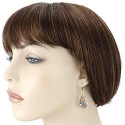 Turquoise Earrings 925 Sterling Silver & Genuine Turquoise (Choose Color)