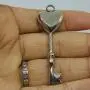 Cremation Jewelry for Ashes Key to My Heart Urn Necklaces Stainless Steel Pendant for Men and Women Dog Cat Funeral Day. Keepsake for Loved One