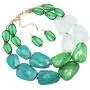 Rosemarie Collections Womens Ombre Polished Resin Statement Necklace Earring Set Rosemarie Collections Womens Ombre Polished Resin Statement Necklace Earring Set