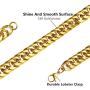 Mens Cuban Link Chain Stainless Steel Curb Necklace 18K Gold Chain Choker W:11mm 13mm 16mm 18mm 22m L:7.5inch-30inch