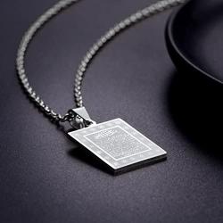 PROSTEEL The Holy Quran Pendant Necklace, Vintage, Islam Jewelry, Islamic Fashion, Ramadan Gift