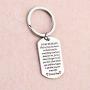 FUSTMW to My Husband Keychain Gift for Husband Anniversary Birthday Gifts Soulmate Keychain from Wife Lover Keychain