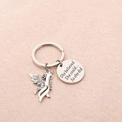 SEIRAA Inspirational Phoenix Bracelet She Belived She Could So She Did Phoenix Bird Jewelry