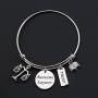 SEIRAA Scales of Justice Lawyer Gift Awesome Lawyer Bracelet Law Student Graduation Gift Stainless Steel Law Bracelet