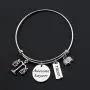 SEIRAA Scales of Justice Lawyer Gift Awesome Lawyer Bracelet Law Student Graduation Gift Stainless Steel Law Bracelet