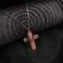 VITEROU Magnetic Pure Copper Therapy Necklace with Magnets Patterned Christian Cross Pendant Necklace Pain Relief for Neck Arthritis Migraine Headaches Shoulders and Back,3500 Gauss